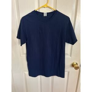 Fruit Of The Loom Navy Blue 100% Cotton Short Sleeve TShirt‎ Size Small
